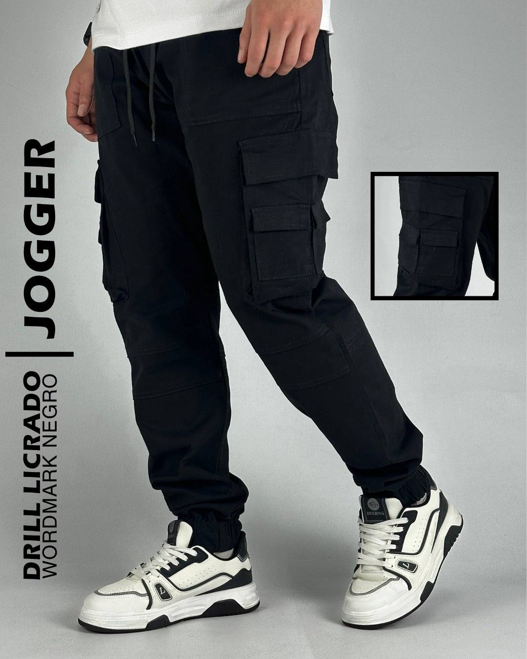 Pantalón Hombre Jogger Wordmark