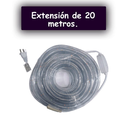 Manguera 20 Metros 360LED Navidad 2412