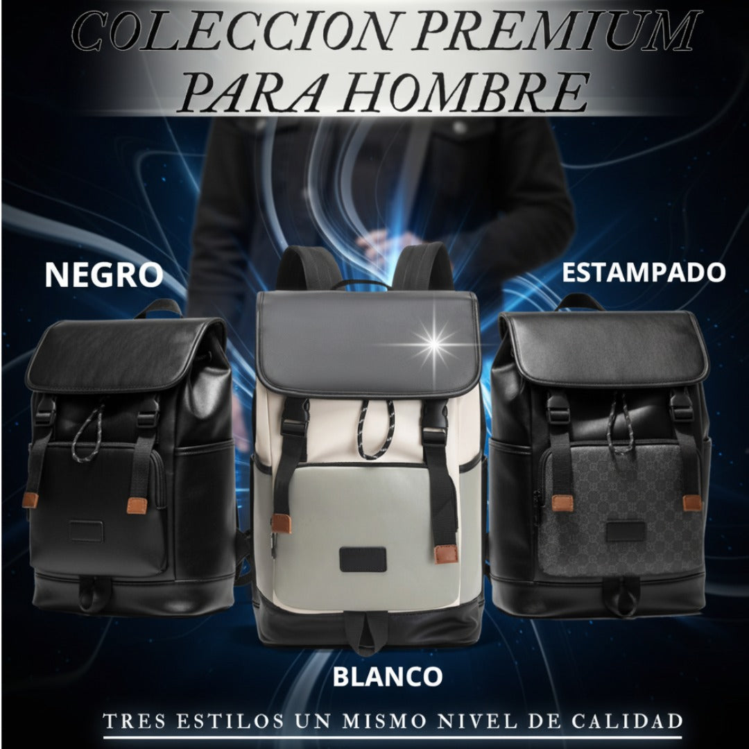 BOLSO RETRO CUERO TEMPORADA ESCOLAR