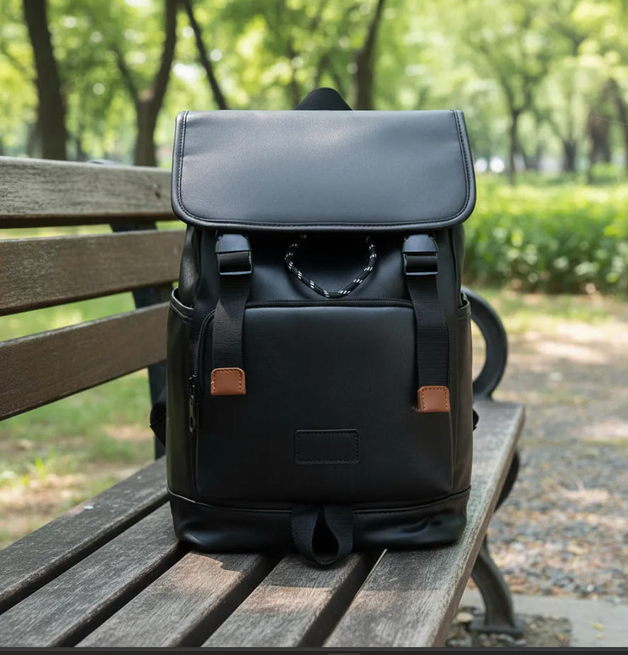 BOLSO RETRO CUERO TEMPORADA ESCOLAR