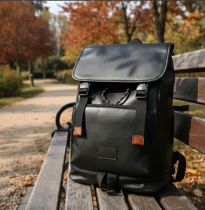 BOLSO RETRO CUERO TEMPORADA ESCOLAR