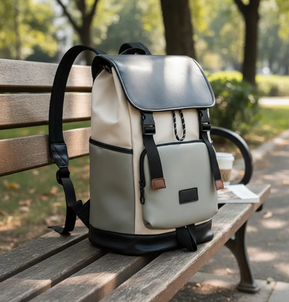 BOLSO RETRO CUERO TEMPORADA ESCOLAR