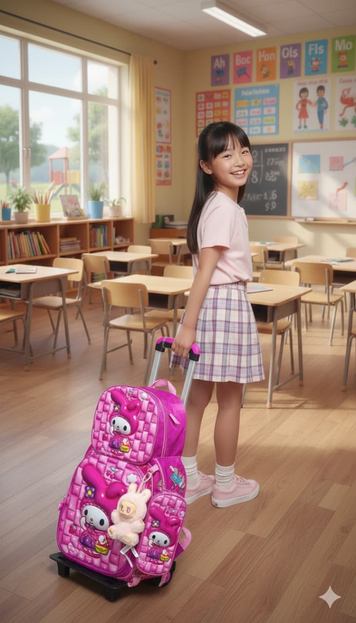 Morrales Trio en Relieve con Ruedas