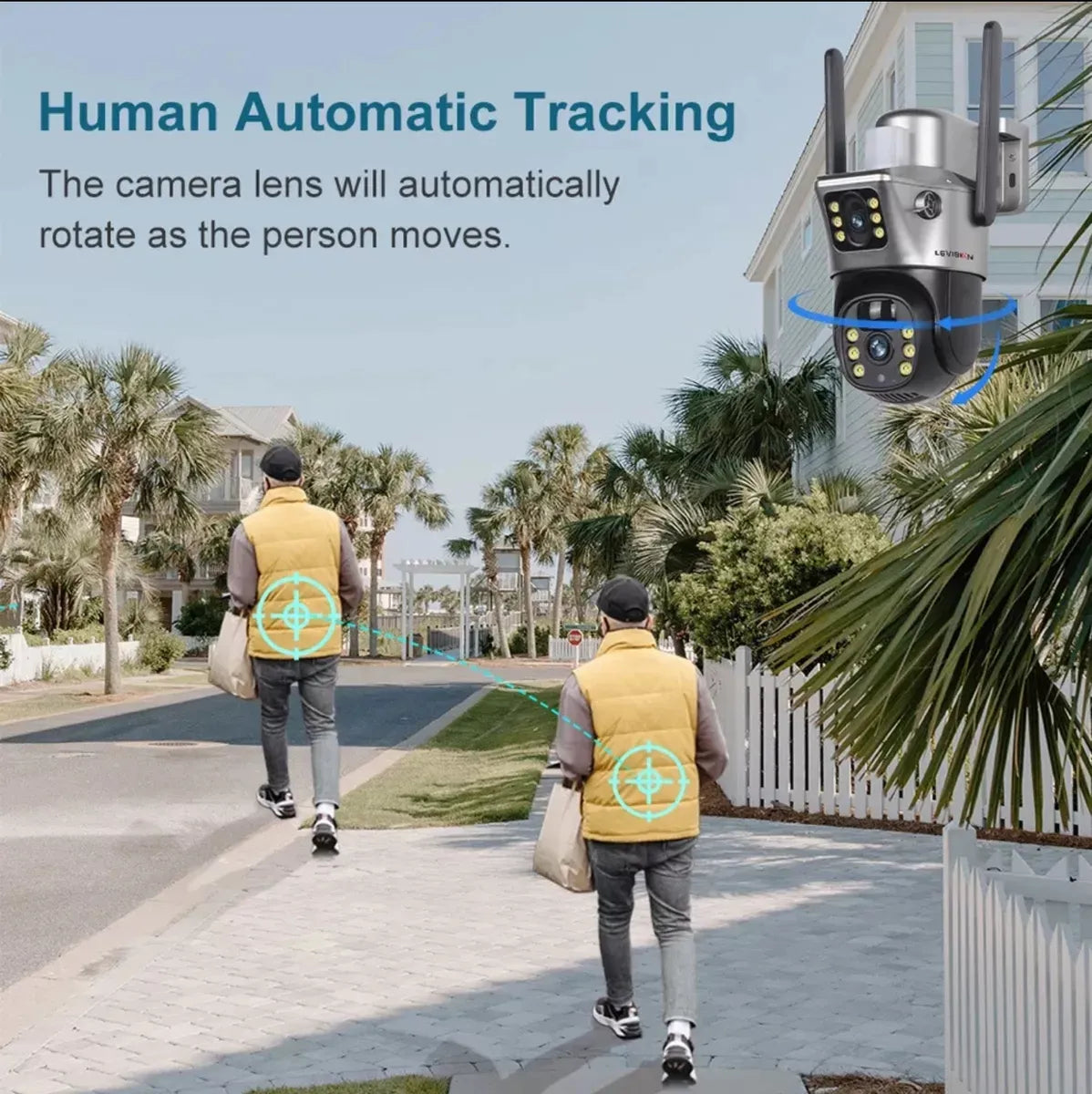 CAMARA DE EXTERIOR CON PANEL SOLAR WIFI - Envío Gratis