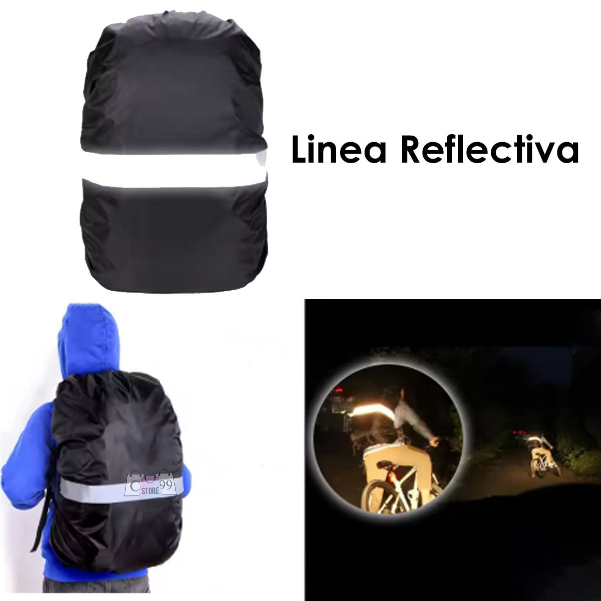 Protector Para Bolso Impermeable Reflectivo