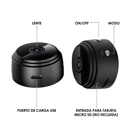 Cámara Mini WiFi A9 ESP – Cámara Pinhole HD 1080P Envío Gratis