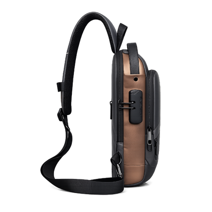 Bolso Mini USB Cargador Hombre Antirrobo
