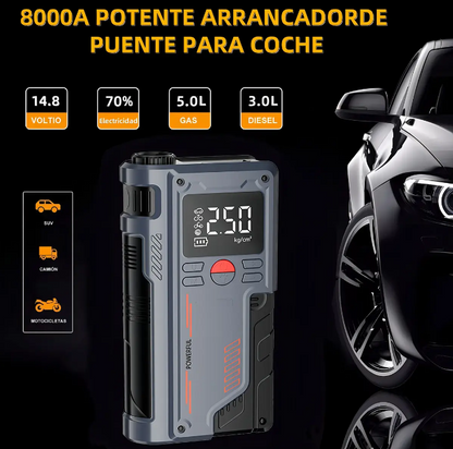 Arrancador Batería + Compresor Aire T-700