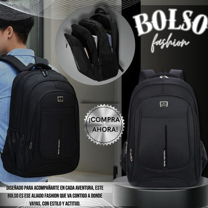 Mochila Hombre CM 60L con Porta Portátil – Amplia y Resistente