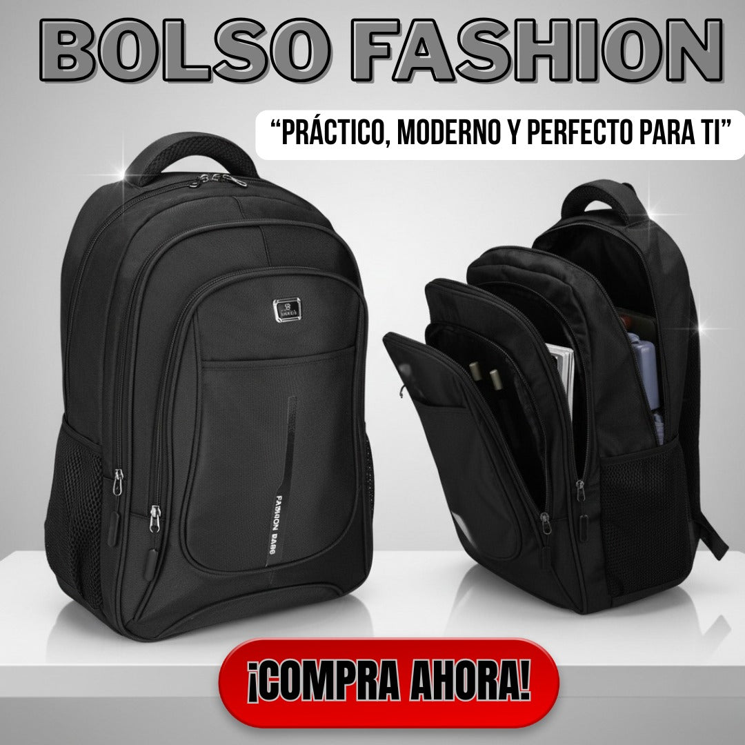 Mochila Hombre CM 60L con Porta Portátil – Amplia y Resistente