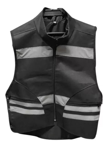 Chaleco Para Moto Reflectivo Bolsillos