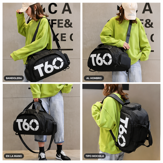 Maleta Morral Impermeable Gimnasio T60 Envío Gratis