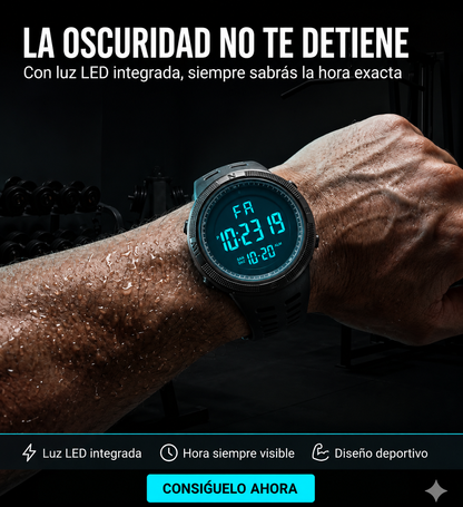 Reloj Cronógrafo Ultra Resistente Deportivo