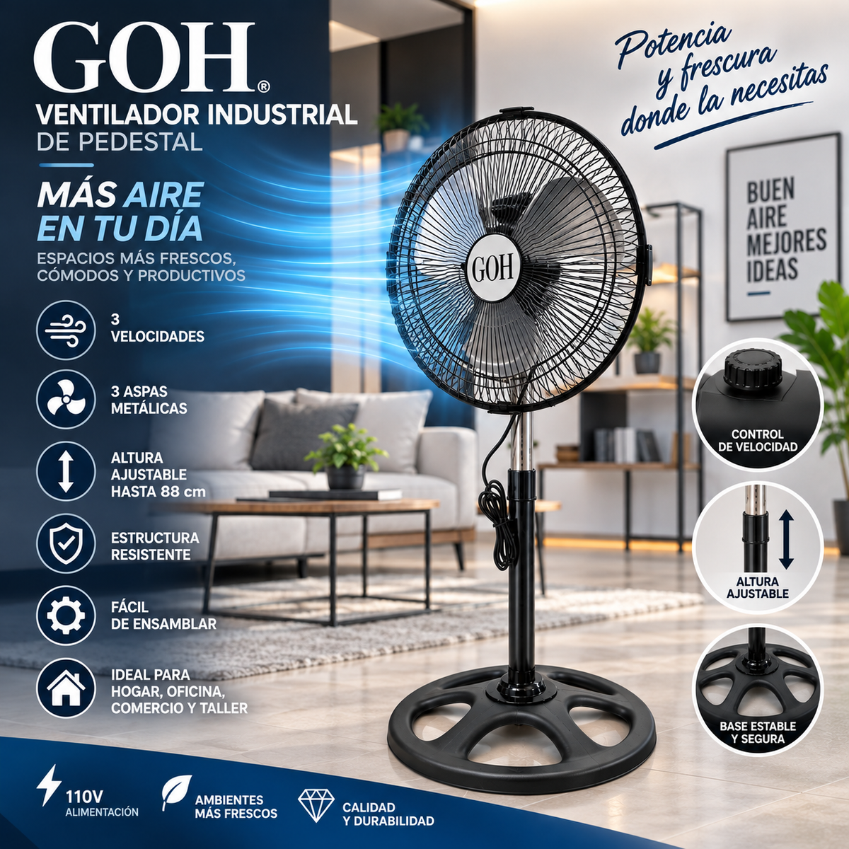 A254 Ventilador Industrial