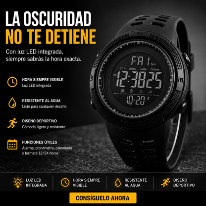 Reloj Cronógrafo Ultra Resistente Deportivo