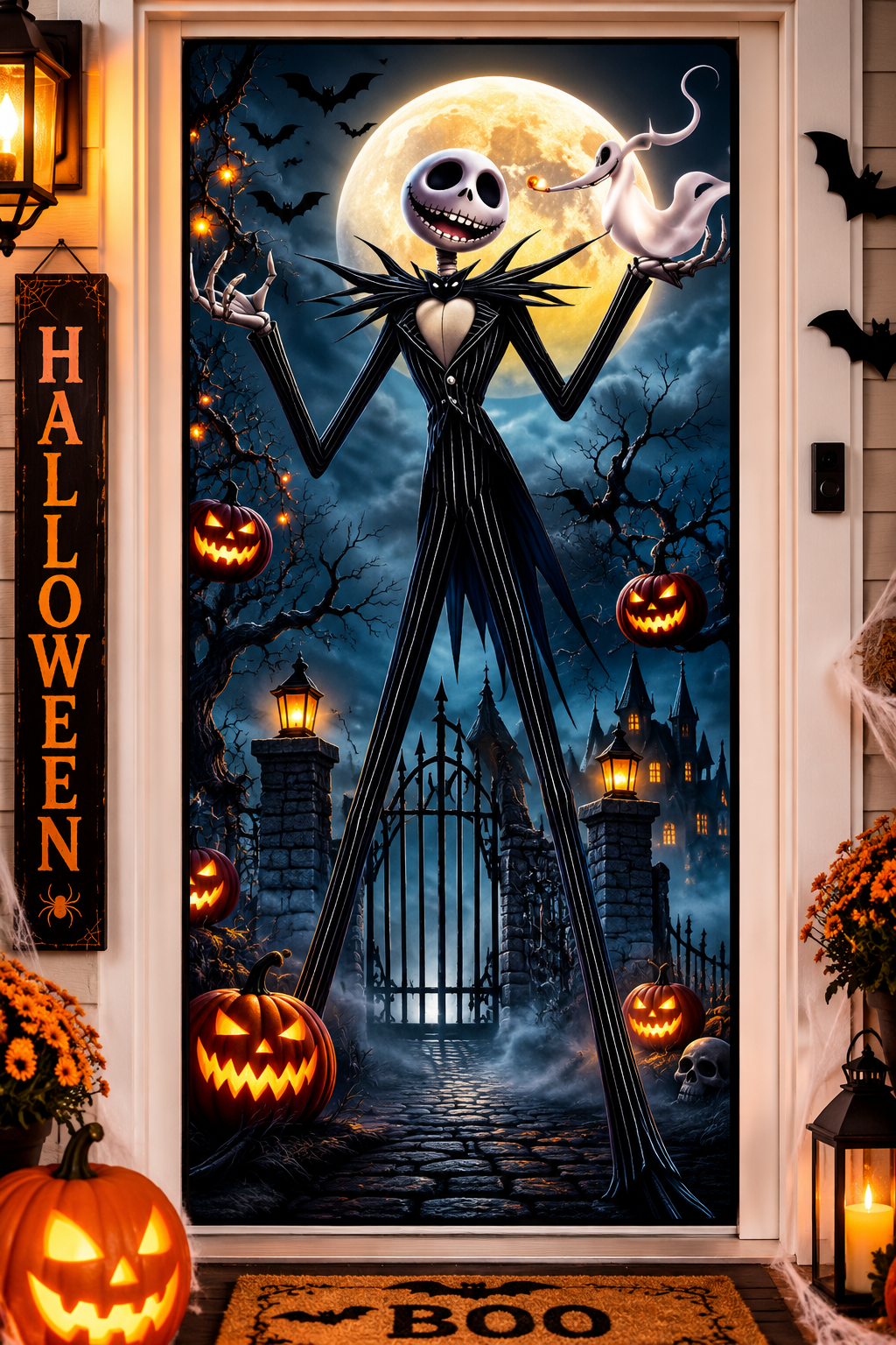 Funda Halloween para Puerta Decorativa