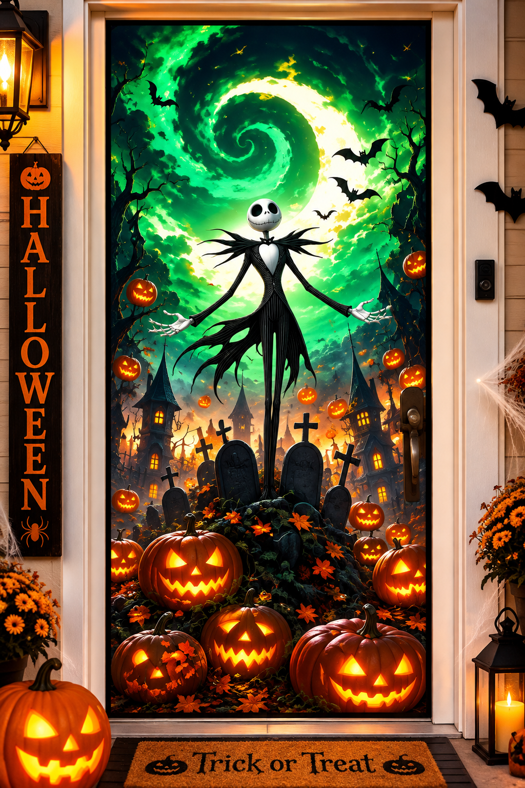 Funda Halloween para Puerta Decorativa