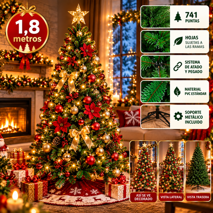 Árbol de Navidad 1,8 m