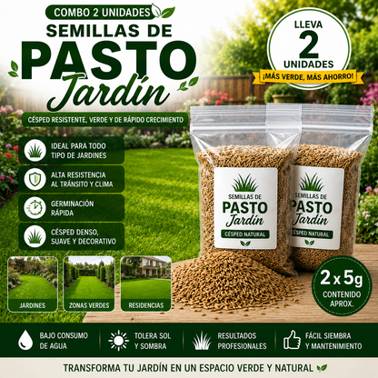 Semillas Césped Pasto Cancha Futbol 5g
