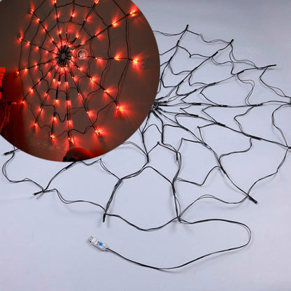 Luces Decorativas Led En Telaraña Malla