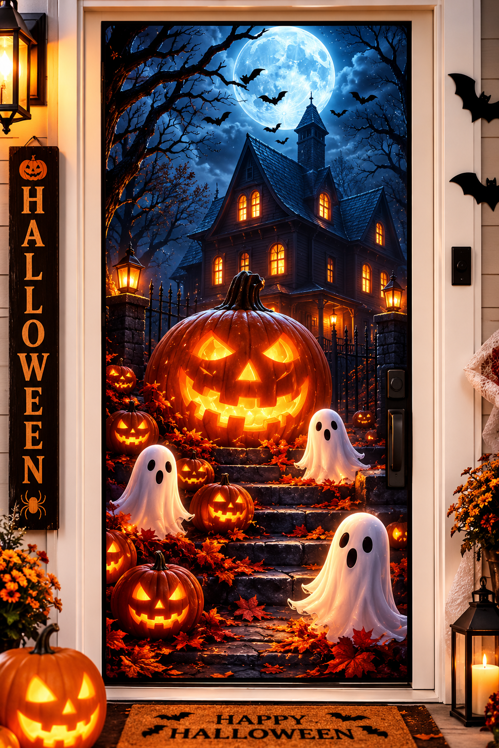 Funda Halloween para Puerta Decorativa