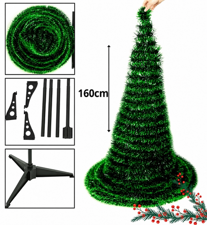 Árbol de Navidad Plegable + Luces