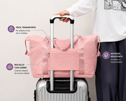 Bolso De Viaje Expandible Impermeable