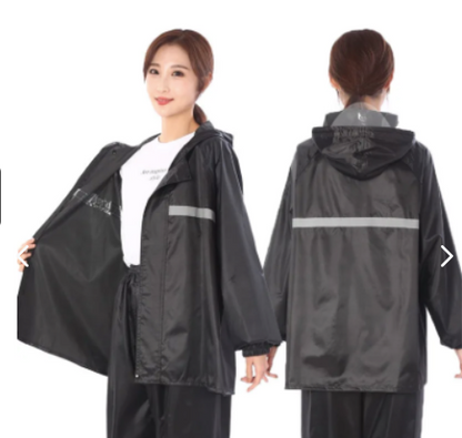 IMPERMEABLE PARA LLUVIA MOTO REFLECTIVO