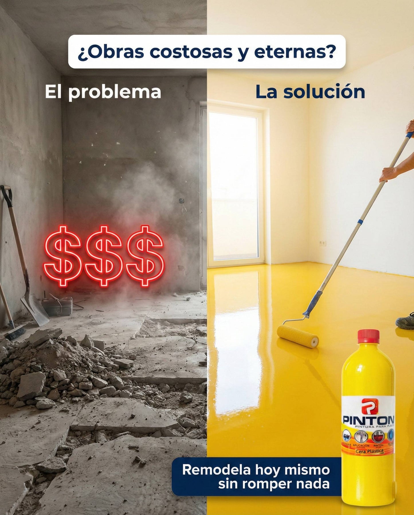 Cera Para el Piso 1 LT + APLICADOR