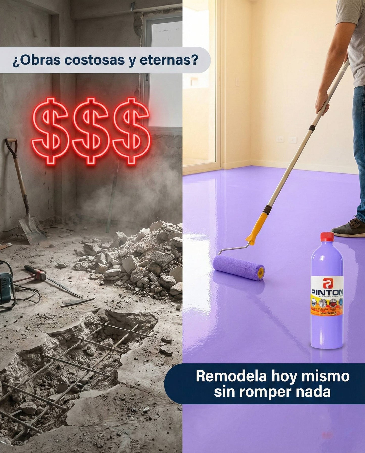 Cera Para el Piso 1 LT + APLICADOR