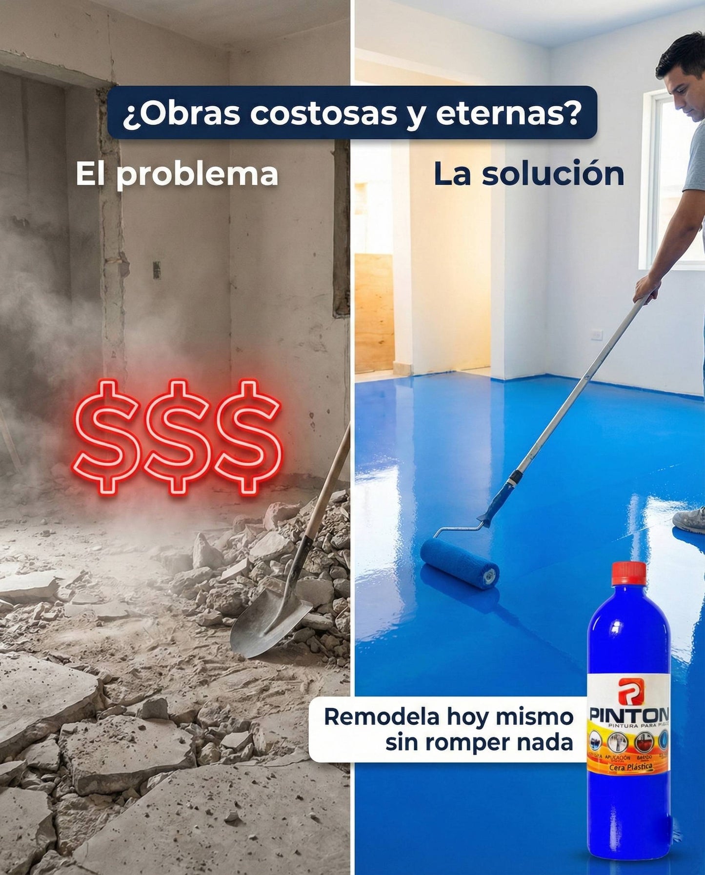 Cera Para el Piso 1 LT + APLICADOR