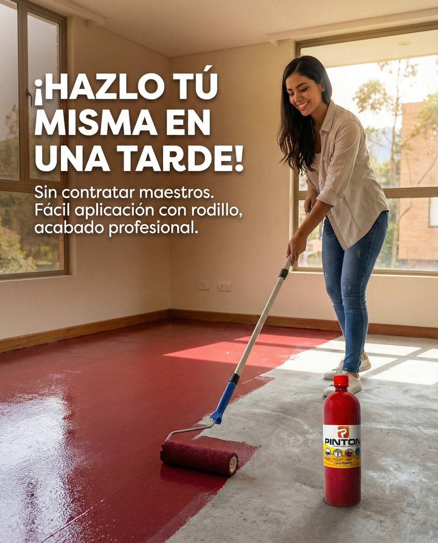 Cera Para el Piso 1 LT + APLICADOR