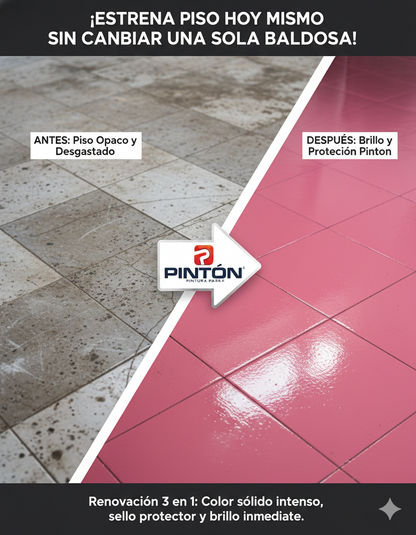 Cera Para El Piso Galón 4L + Aplicador | Cera Efecto Pintura Envío Gratis