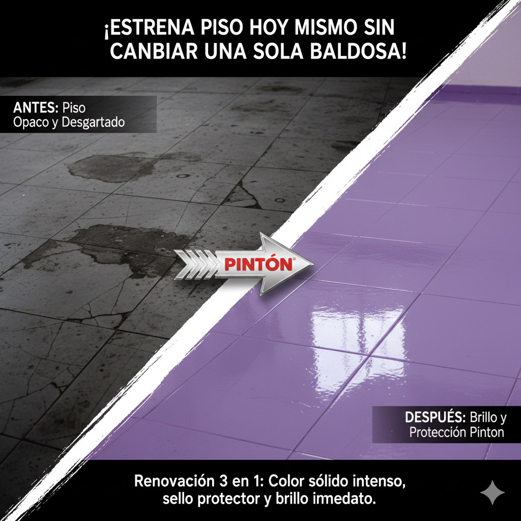Cera Para El Piso Galón 4L + Aplicador | Cera Efecto Pintura Envío Gratis