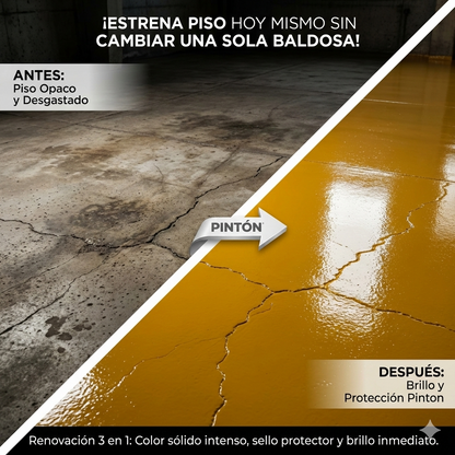 Cera Para El Piso Galón 4L + Aplicador | Cera Efecto Pintura Envío Gratis