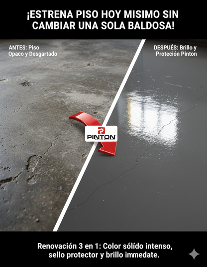 Cera Para El Piso Galón 4L + Aplicador | Cera Efecto Pintura Envío Gratis
