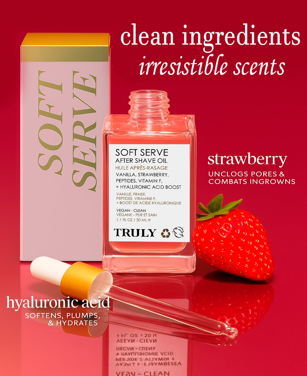 🌹🍓 COMBO FACIAL TRULY 2 x 30 ml: Soft Serve + Glazed Donut 🌹🍓