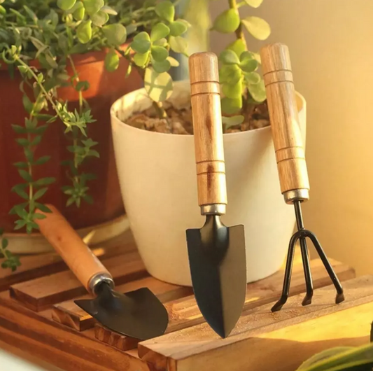kit x 3 herramientas  jardinería