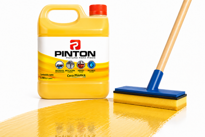 Cera Para El Piso Galón 4L + Aplicador | Cera Efecto Pintura Envío Gratis