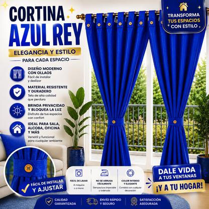 Cortina X2 Jaquard 300 Gramos 280cm