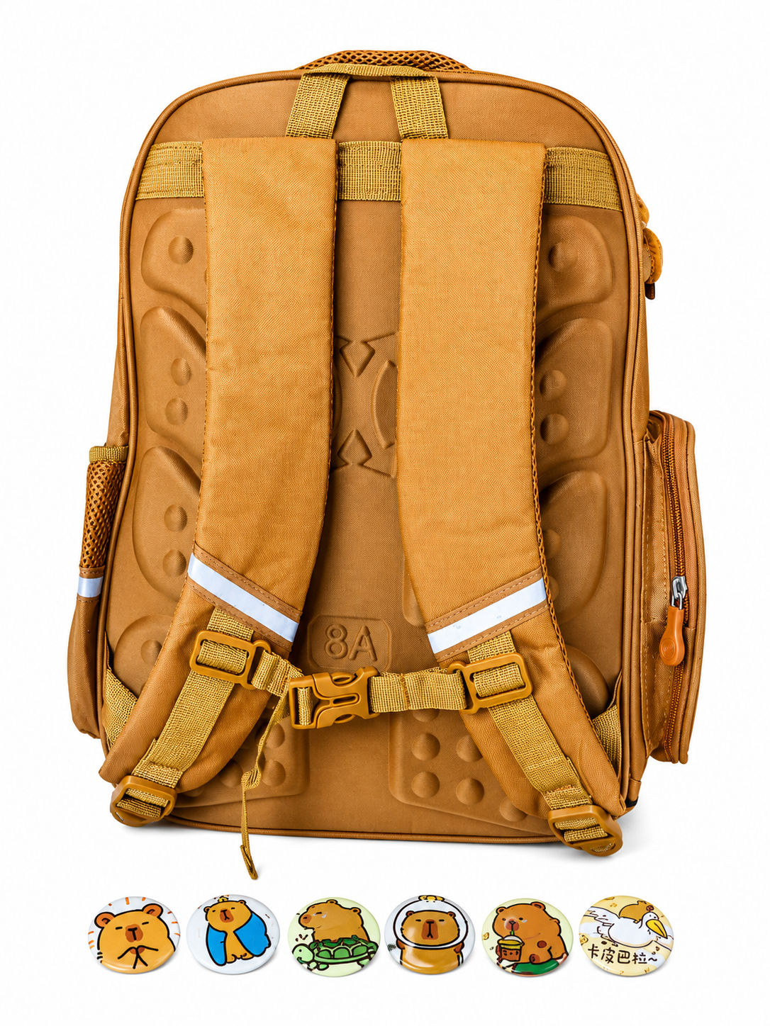 Morral Capibara Pines Cartuchera Y Llave