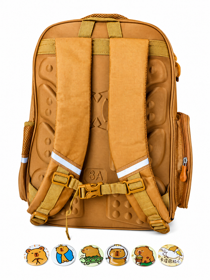Morral Capibara Pines Cartuchera Y Llave