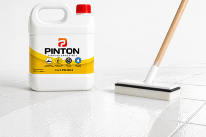 Cera Para El Piso Galón 4L + Aplicador | Cera Efecto Pintura Envío Gratis