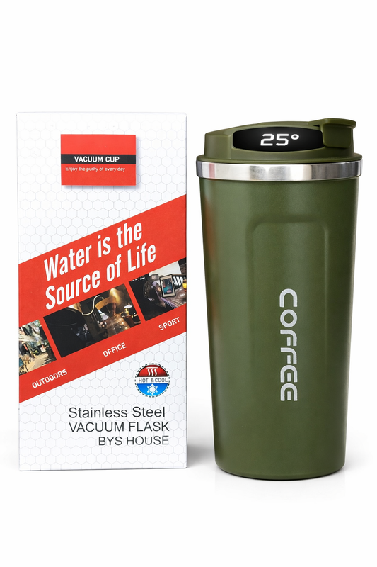 Vaso Termo Indicador Temperatura Digital