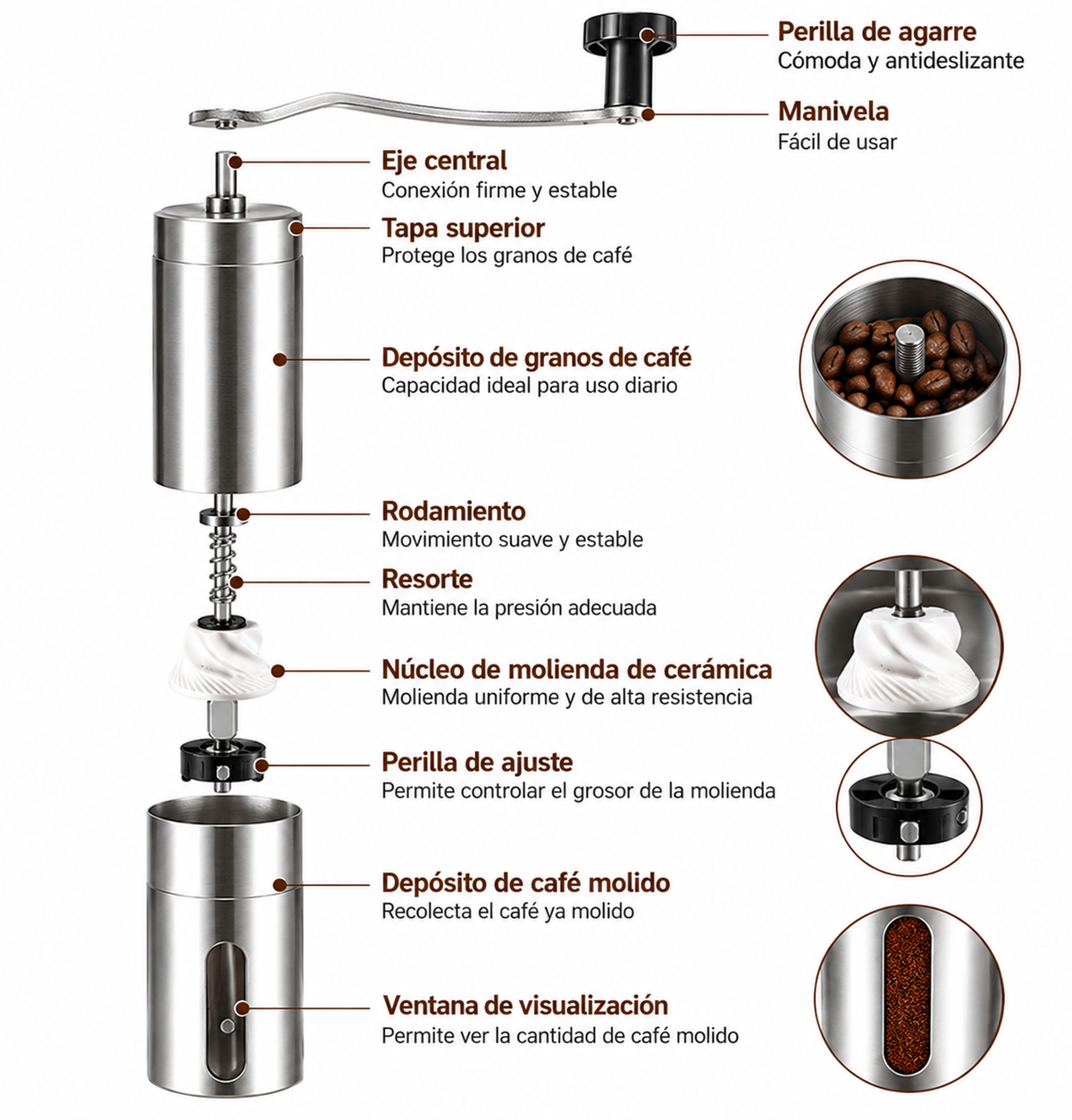 Molino Manual Para Cafe