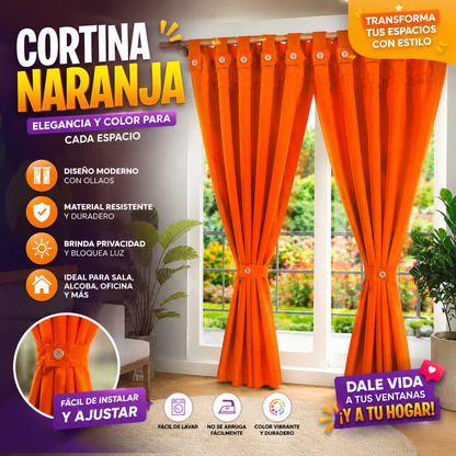 Cortina X2 Jaquard 300 Gramos 280cm