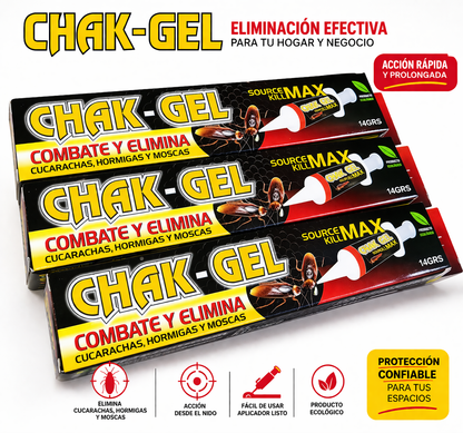 Chak Gel Mata Cucarachas 14grs