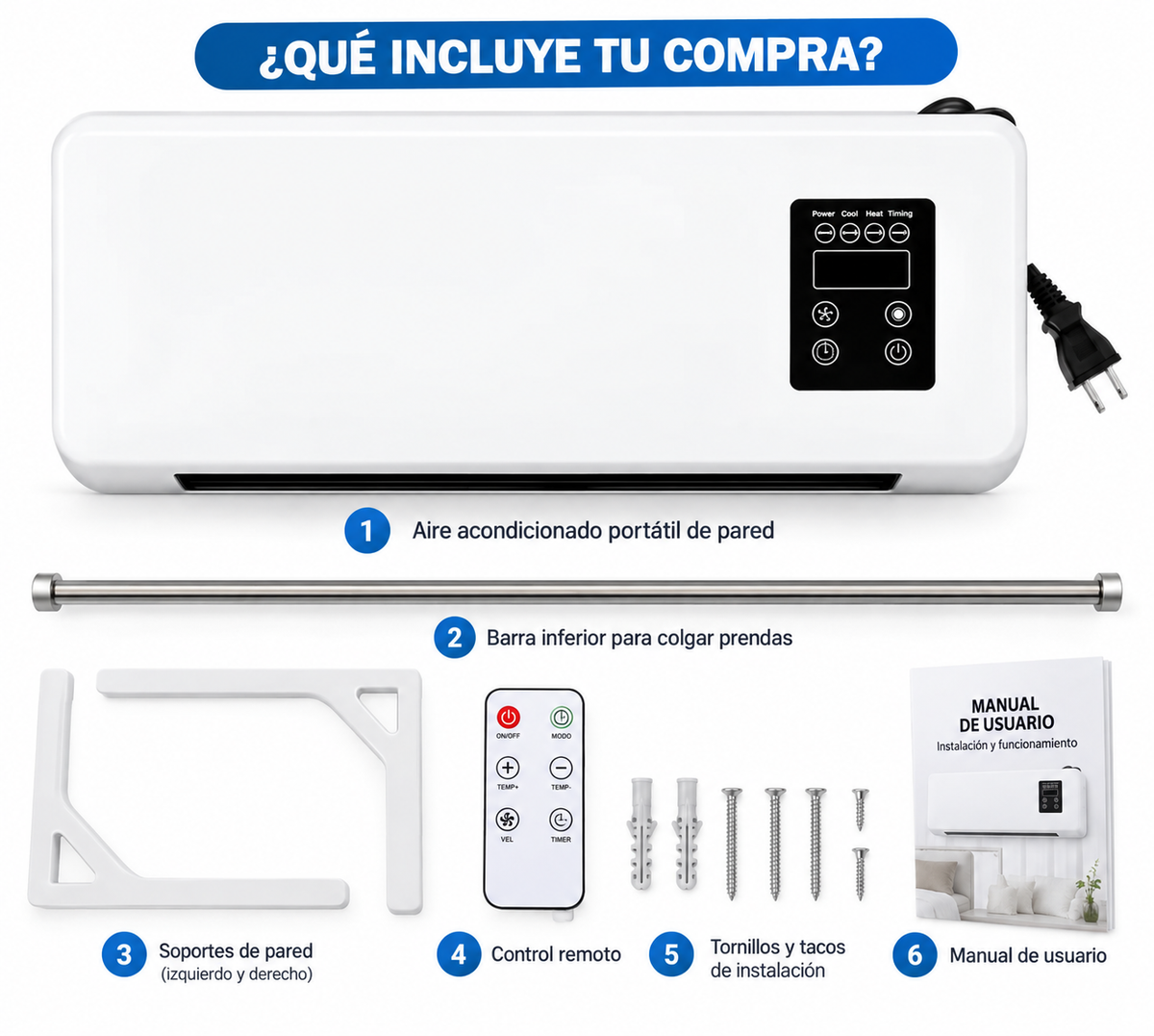 Aire Acondicionado Portátil Envío Gratis