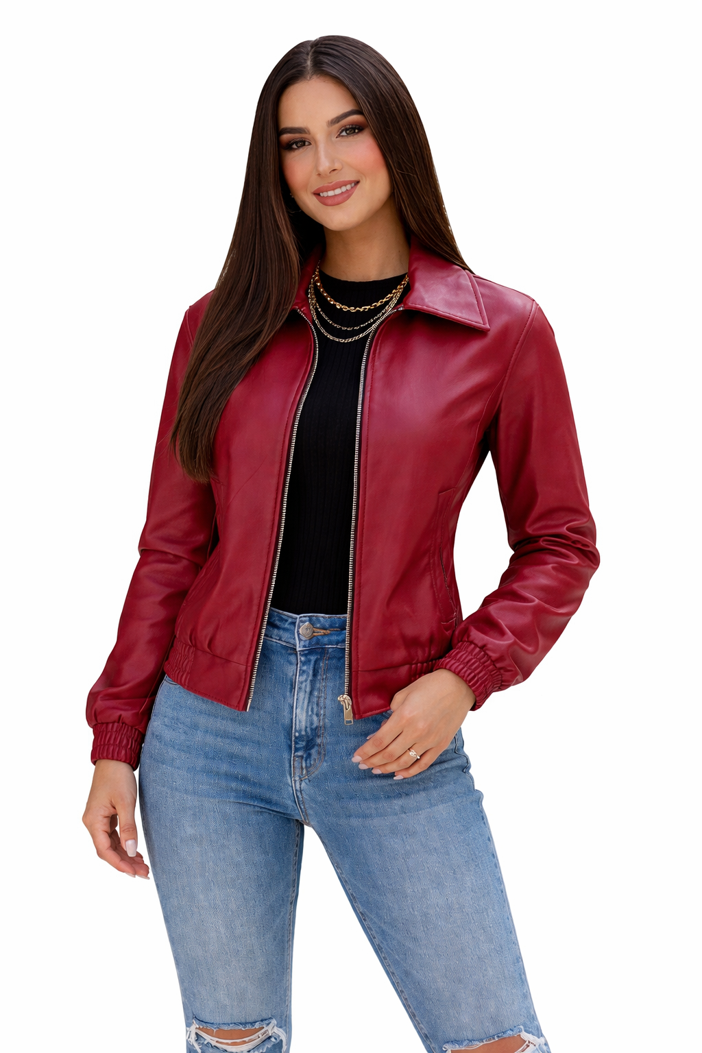 Chaqueta overzise dama