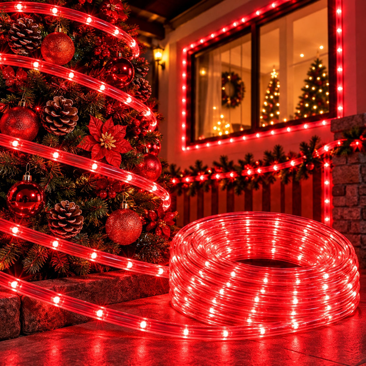 Manguera Navideña Decorativa Luz LED 10m Envío Gratis